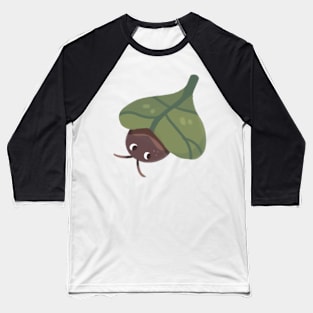 roach hiding under leaf Baseball T-Shirt